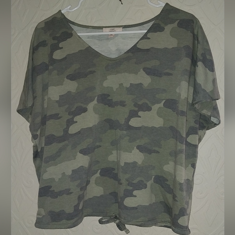 💚 3 For $15 Como Vintage Green Women's Top